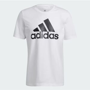 PREOWNED … ADIDAS “Size: XL” White Tee with Black Logo
